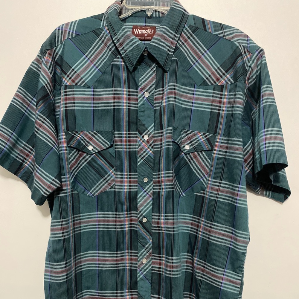 Men’s Wrangler button pearl snap shirt xlt